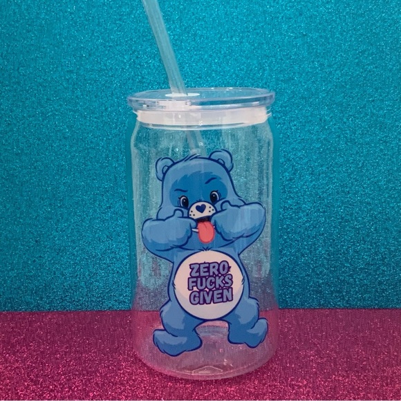 Care Bears Other - Sweary Care Bear 16oz Acrylic Can Cup